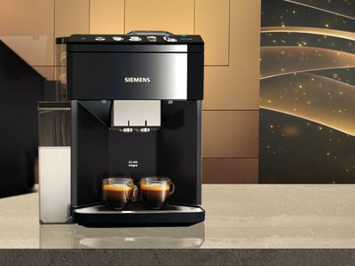 Siemens EQ black coffee machine