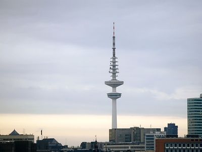 Siemens Social Hub-The TV Tower in Hamburg called Heinrich Hertz Tower