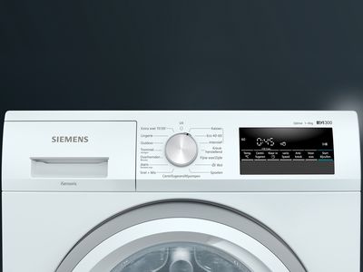 Siemens wasmachine iQ300 vooraanzicht 