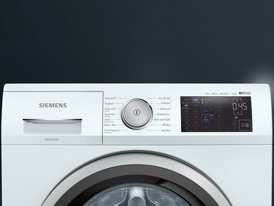 Siemens wasmachine vooraanzicht iQ500