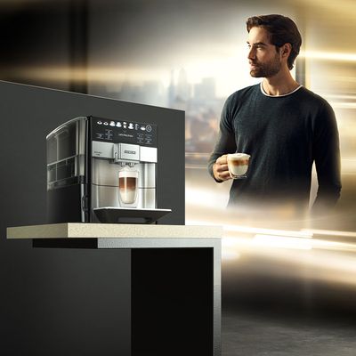 Enjoy a wide range of perfectly brewed coffee with Siemens EQ.6 plus