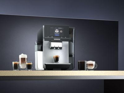 Siemens EQ. 700 coffee machinefor distinctive Siemens design and for innovative coffee preparation