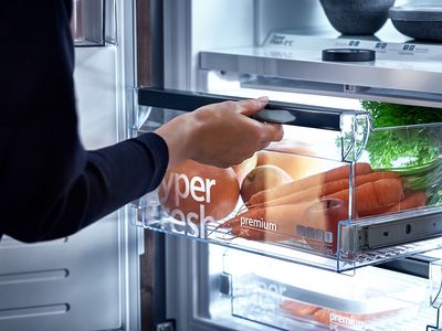 Siemens hyperFresh Plus, gıdaların uzun süreler taze kalmasını sağlar.