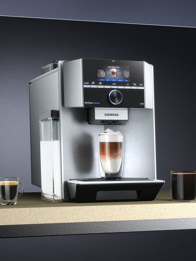 מכונות הקפה מסדרת EQ של סימנס, האוטומטיות לחלוטין מן הפול ועד לספל.