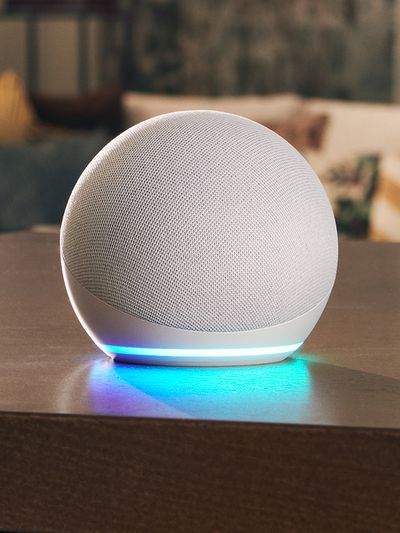 Een met wifi verbonden assistent om je Siemens huishoudapparaten op afstand te besturen via spraak. 