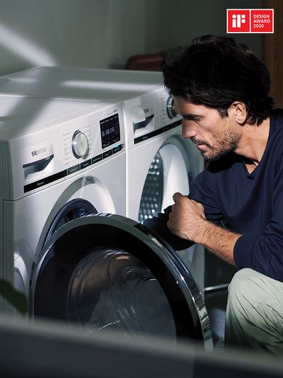 Siemens IF prisvindende kombination af vaskemaskine og tørretumbler 