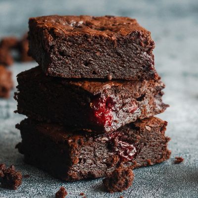 Dark Chocolate and Cherry Tray Bake.