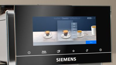 iSelect Display des EQ900 Kaffeevollautomat