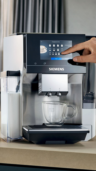 Todas las novedades de las cafeteras superautomáticas de Siemens.