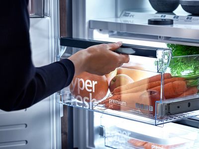 Intelligent kylskåp med hyperFreshlådor