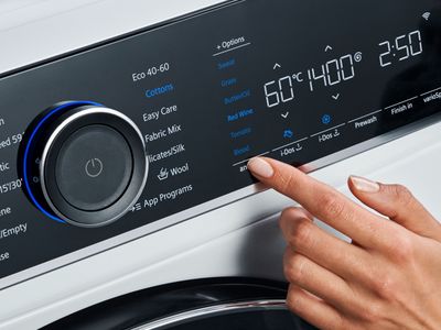 directTouch Plus - bild på kontrollpanel till tvättmaskin