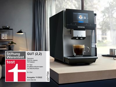 Siemens Testsieger Kaffeevollautomaten