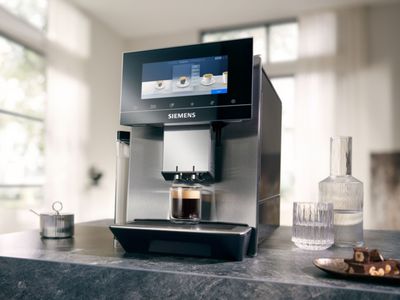 Siemens Kaffeevollautomat aus Edelstahl