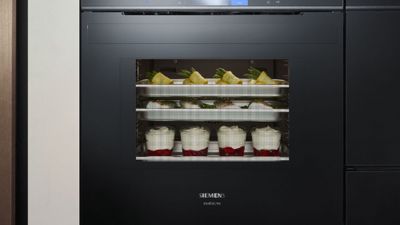 Siemens: preparation of four dishes in oven at the same time