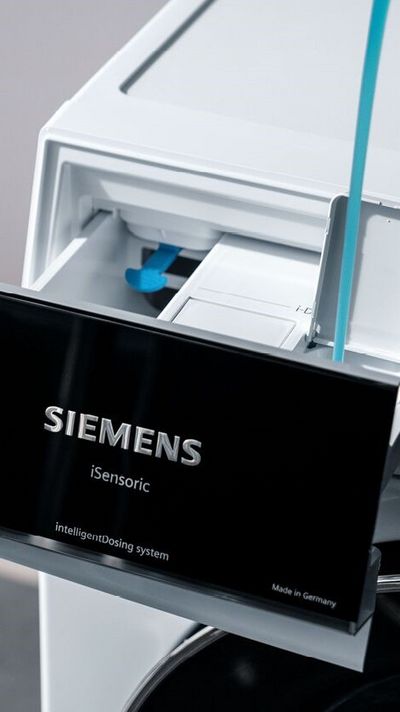 El cajetín de la lavadora Siemens cuenta con diferentes depósitos, cada uno con una finalidad concreta.  