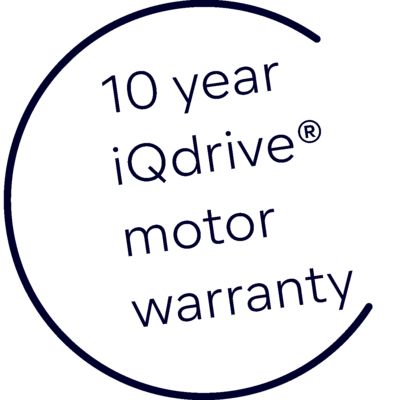 10 year Siemens iQdrive motor warranty icon