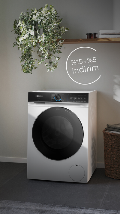 Siemens'ten çamaşır makinelerine özel kupon kodu kampanyası