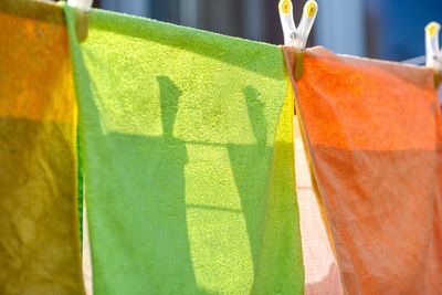 Uprane ściereczki wyprane w programie dostosowanym do stopnia zabrudzeń.