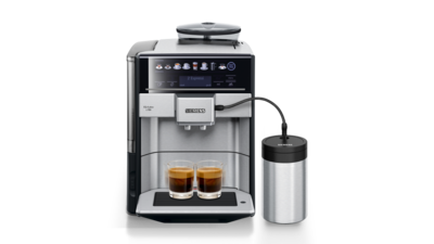 Der Siemens EQ6 plus Kaffeevollautomat.