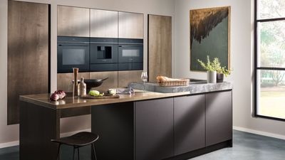 Spacious kitchen with multiple Siemens appliances