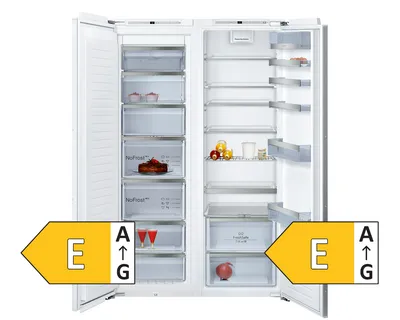 Einbau Side by Side Kühlschrank