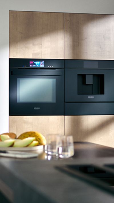 Spacious kitchen with multiple Siemens appliances