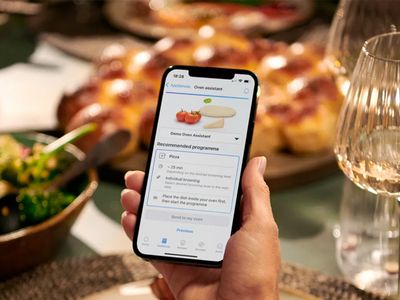 useing the Home Connect app to pre-set preferred browning level