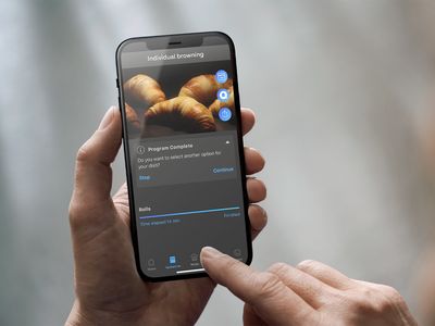 Person using app camera