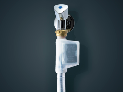 En till&oslash;psslange med et innovativt sikkerhetssystem for husholdningsapparater.