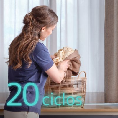 Ciclos de lavado del filtro de micropl&aacute;sticos