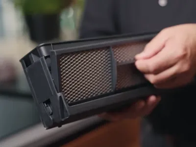 Metall-Fettfilter eines NEFF Kochfelds mit Dunstabzug