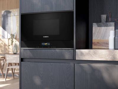 Siemens microwave built into cabinet