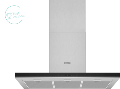 De Siemens LC97BHP50 wandschouwkap met testwinnaars embleem