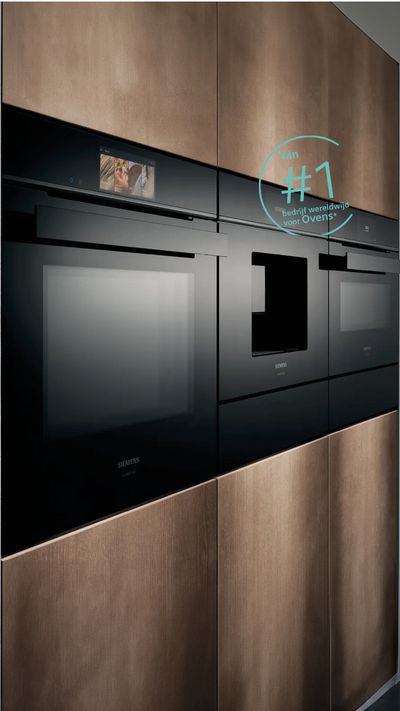 Inbouw ovens van Siemens met de Het nummer 1 bedrijf wereldwijd voor ovens claim.