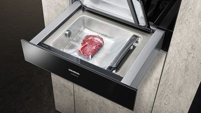 sous-vide meat in a drawer
