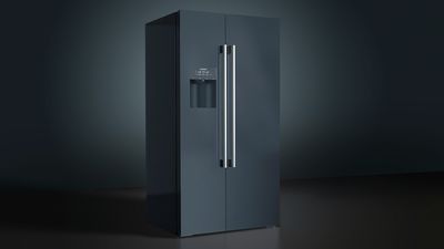 Detail visual réfrigérateur-congélateur Siemens Home Connect 