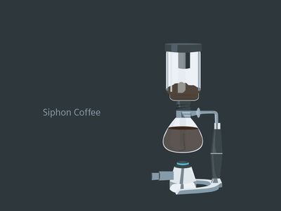 Siphon-Kaffeebrüher