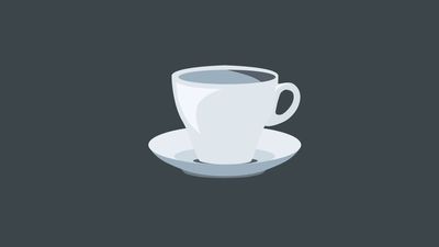 Grafische Darstellung einer tulpenförmigen Tasse, die sich besonders für das Servieren eines Flat White Kaffees eignet
