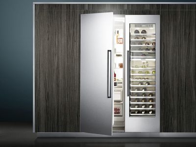 Built-in Wine Cooler in kitchen display