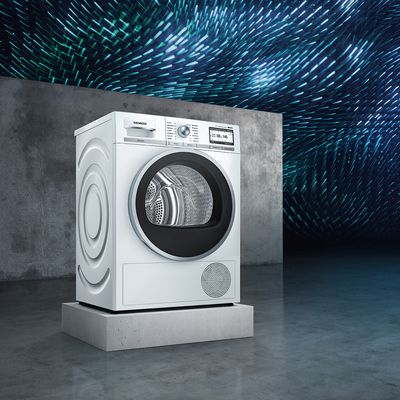 מייבשי הכביסה עם משאבת חום של סימנס הם חדשניים ומסוגננים