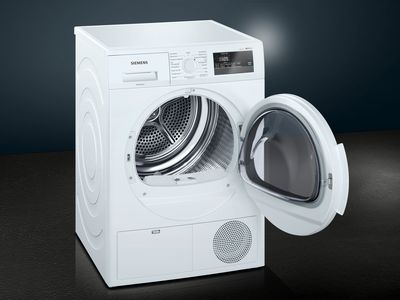 מייבשי הכביסה מסדרה iQ300 של סימנס כוללים דגמים עם טכניקת עיבוי ודגמים עם טכניקת פליטת אוויר.
