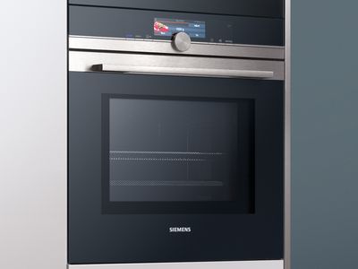 Piekarnik marki Siemens ze zintegrowanymi funkcjonalnościami kuchenki mikrofalowej