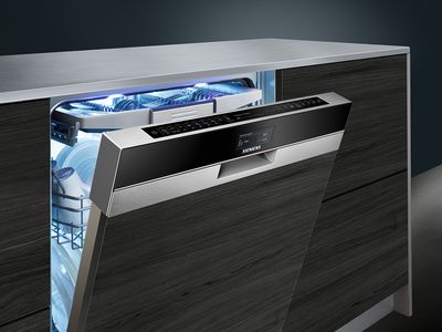 Siemens semi-integrated dishwashers are stylishly descreet