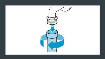 Siemens Electroménager - Comment nettoyer le filtre à eau sur les modèles de lave-linge avec raccordement à l'eau standard et AquaSecure - Étape 1