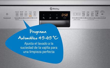 Lavavajillas integrable Balay 9 servicios, 4 programas, 45 cm - 3VT4030NA ·  El Corte Inglés