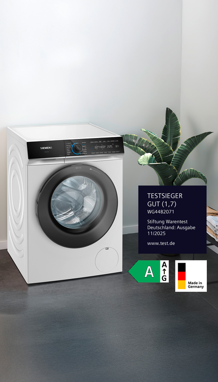 Waschmaschinen Testsieger WG44B2071 bei Stiftung Warentest Deutschland
