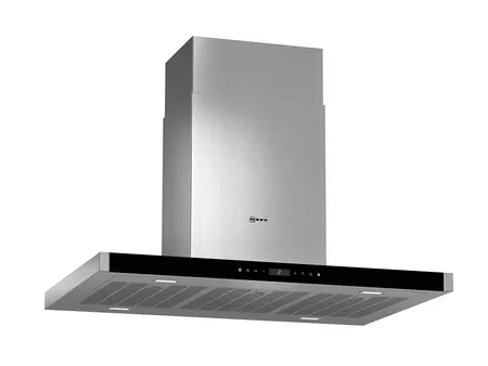 Nerjaveče kuhinjske nape z na dotik upravljalniki in LED osvetlitev.