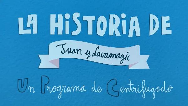 Cartel sobre historia de Juan y Lavamagic: Un programa largo