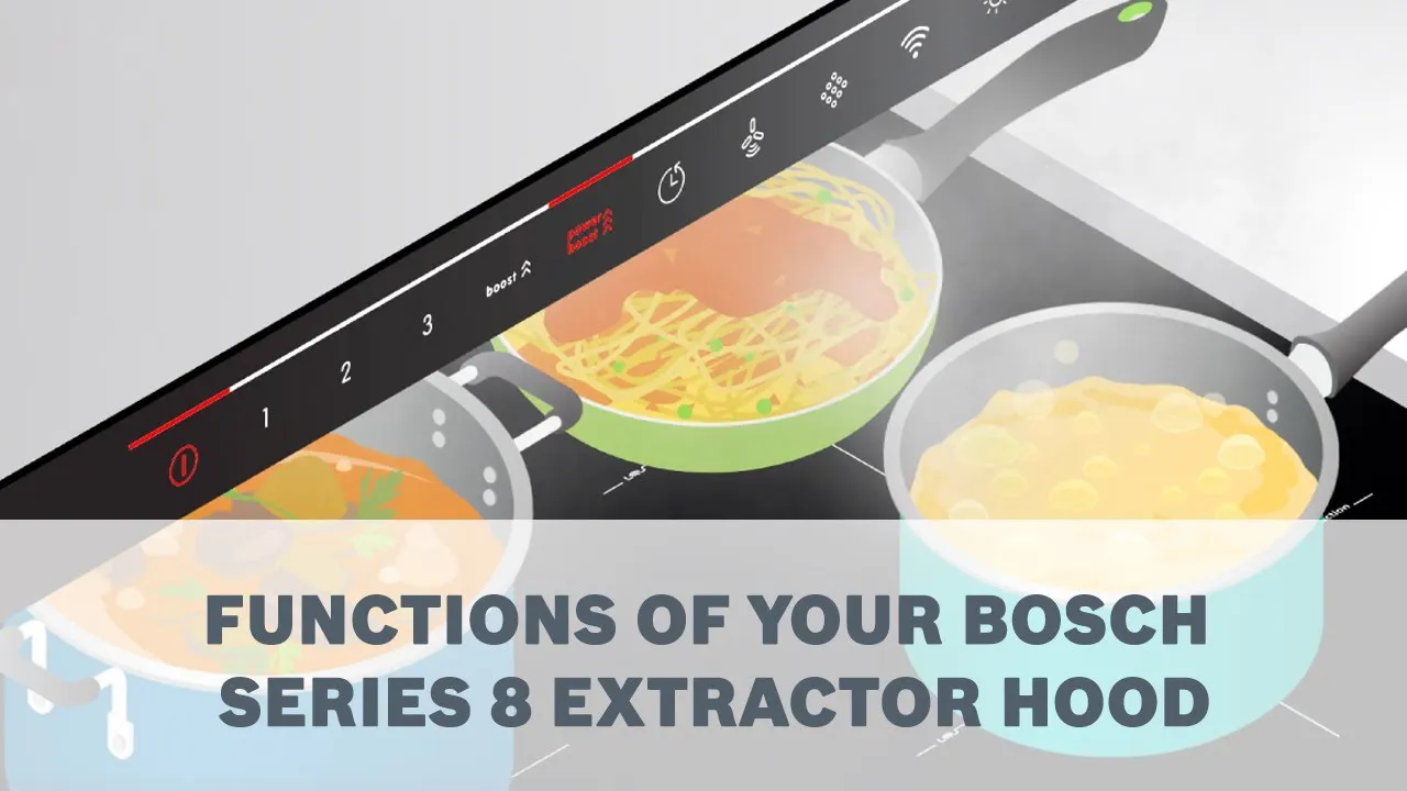 Functions of your Bosch Series 8 Extractor Hood