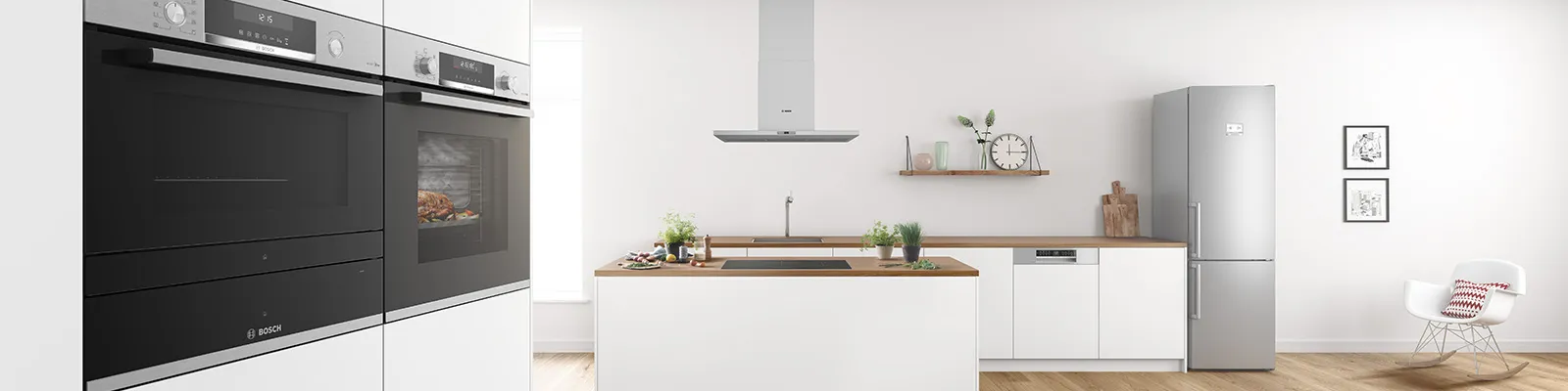 Modern kitchen with Bosch appliances